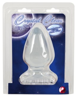 Crystal Przezroczysty Korek Anatomiczny 13 cm PVC stożkowy Crystal