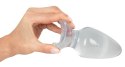 Crystal Przezroczysty Korek Anatomiczny 13 cm PVC stożkowy Crystal
