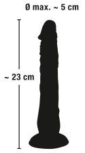European Lover model 18 cm z przyssawką - anatomiczny kształt PVC European Lover
