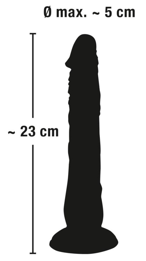 European Lover model 18 cm z przyssawką - anatomiczny kształt PVC European Lover