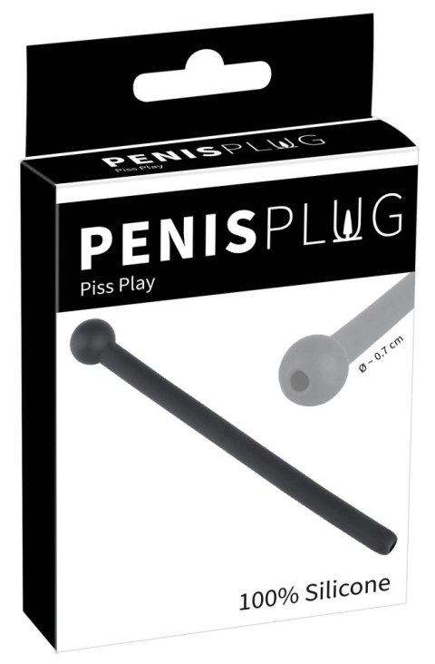 Mystim Dilator Black Ball silikonowy ekspander anatomiczny 11,8 cm Penisplug