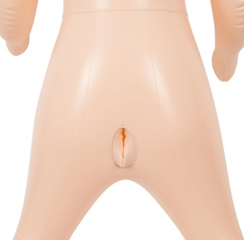 NMC Lalka dmuchana 157 cm 3D głowa 3 otwory system wibracji NMC