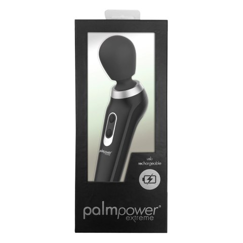 PalmPower Extreme czarny - profesjonalny masażer rożdżkowy, ładowalny PalmPower