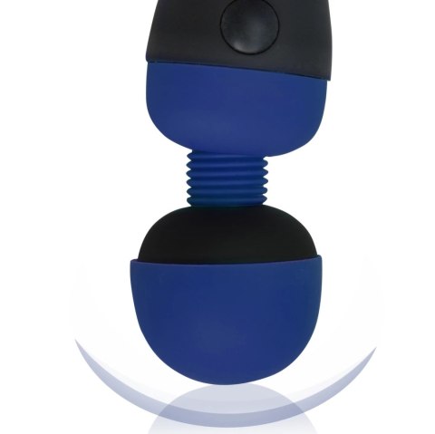 PalmPower Recharge masażer rożdżka z ruchomą głowką niebieski IPX7 PalmPower