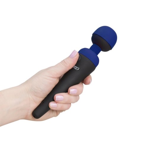PalmPower Recharge masażer rożdżka z ruchomą głowką niebieski IPX7 PalmPower