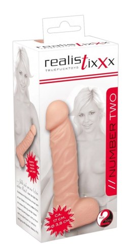Realistixxx Model 17 cm - anatomiczna imitacja, powierzchnia z detalami Realistixxx
