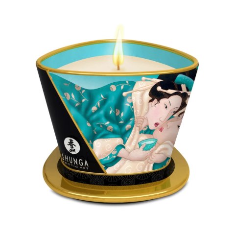 Shunga Island Blossom - Świeca do masażu z kwiatowym aromatem 170ml Shunga