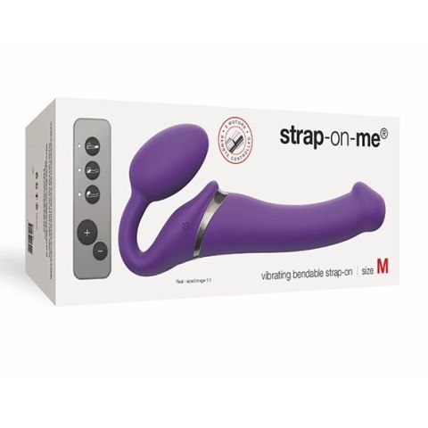 Strap-On-Me Model M Violet - Bezpaskowa maszyna intymna, 3 silniki, pilot Strap-On-Me