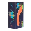 Swan Mini Swan Wand Glow Wand silikonowy, wodoodporny, pomarańczowy Swan