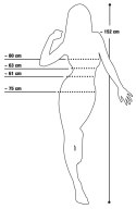 You2Toys Beauty Queen model dmuchany, ciemny odcień skory, 155 cm You2Toys
