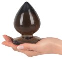 You2Toys Drops Large - anatomiczny korek z szeroką podstawą, czarny You2Toys
