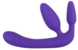You2Toys Strapless Strap-On Fioletowy - System Intymny z 3 Wtyczkami, 20 cm Strapless Strap-On