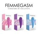 FeelzToys FemmeGasm Tapping & Tickling Vibrator turkusowy 6 trybow FeelzToys