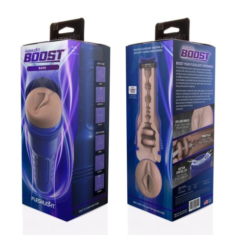 Fleshlight Boost Bang Blue - System intymny, regulacja ssania, 24,75 cm Fleshlight