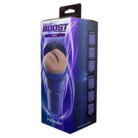 Fleshlight Boost Blow - Model z anatomiczną końcowką Usta, regulacja ssania Fleshlight