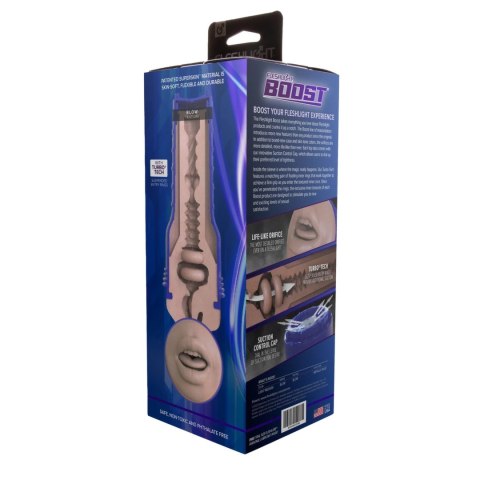 Fleshlight Boost Blow - Model z anatomiczną końcowką Usta, regulacja ssania Fleshlight