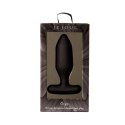 Je Joue Onyx Zatyczka Anatomiczna Czarna z Pilotem, silikon, 117 mm Je Joue