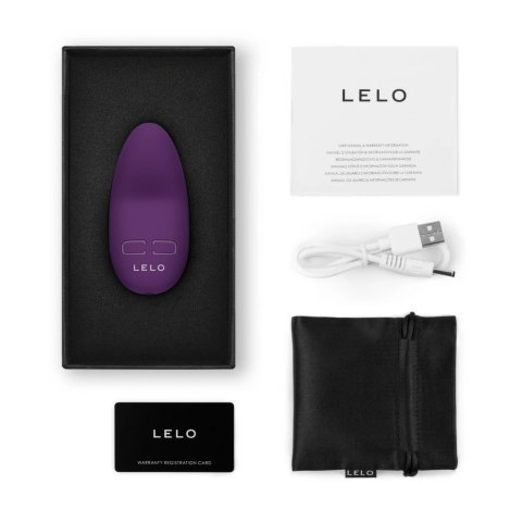 LELO Lily 3 Dark Plum - kompaktowy masażer, wodoodporny, 10 trybow Lelo