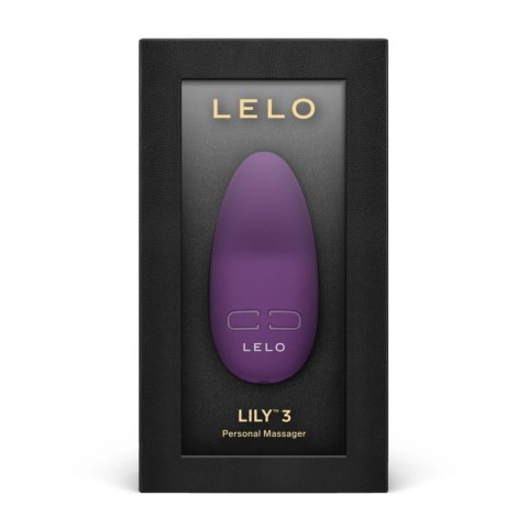 LELO Lily 3 Dark Plum - kompaktowy masażer, wodoodporny, 10 trybow Lelo