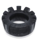 Oxballs Cock-Lug silikonowy pierścień anatomiczny czarny 33 mm Oxballs