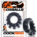 Oxballs Cock-Lug silikonowy pierścień anatomiczny czarny 33 mm Oxballs