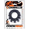 Oxballs Cock-Lug silikonowy pierścień anatomiczny czarny 33 mm Oxballs