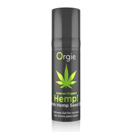 Orgie Hemp! Intense Żel stymulujący z olejem konopnym 15 ml Orgie