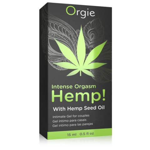 Orgie Hemp! Intense Żel stymulujący z olejem konopnym 15 ml Orgie