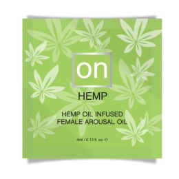 Sensuva ON Arousal Oil Hemp 4 ml - olejek pielęgnacyjny z konopiami Sensuva