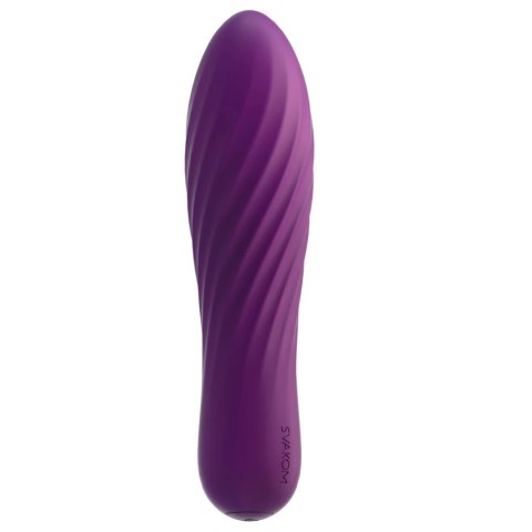 Svakom Tulip Violet - Kompaktowy wibrator silikonowy, 10 trybow, wodoodporny Svakom