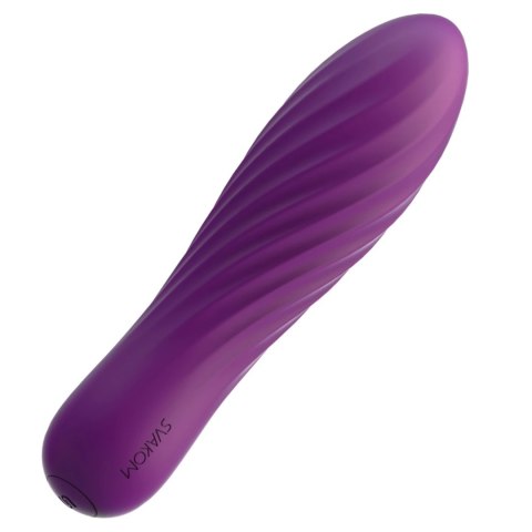 Svakom Tulip Violet - Kompaktowy wibrator silikonowy, 10 trybow, wodoodporny Svakom