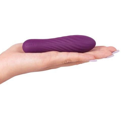 Svakom Tulip Violet - Kompaktowy wibrator silikonowy, 10 trybow, wodoodporny Svakom