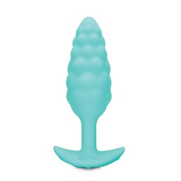 B-Vibe Texture Plug Bump Mint - wibrująca anatomiczna wtyczka silikonowa B-Vibe