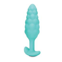 B-Vibe Texture Plug Bump Mint - wibrująca anatomiczna wtyczka silikonowa B-Vibe