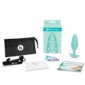 B-Vibe Texture Plug Bump Mint - wibrująca anatomiczna wtyczka silikonowa B-Vibe