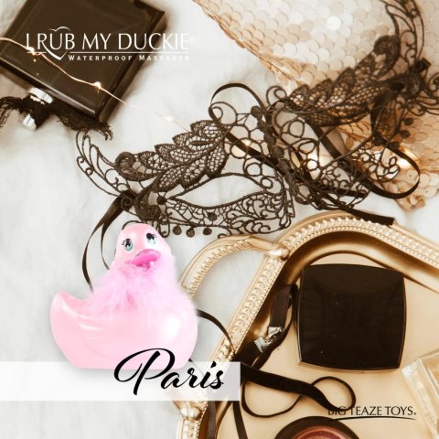 Big Teaze Toys I Rub My Duckie 2.0 Paris Pink masażer wodoodporny Big Teaze Toys