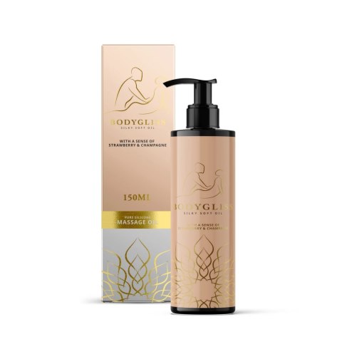 BodyGliss Silky Soft Oil Strawberry & Champagne 150ml - olejek do masażu Bodygliss