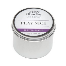Fifty Shades of Grey Play Nice świeca do masażu waniliowa 90g Fifty Shades of Grey