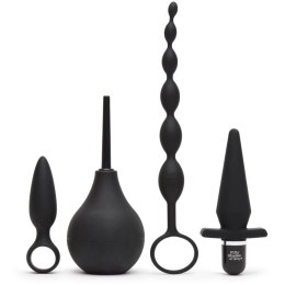 Fifty Shades of Grey Pleasure Overload Starter Kit 4-elementowy, czarny Fifty Shades of Grey