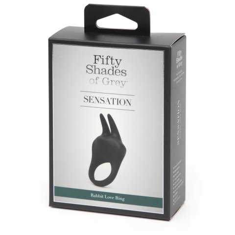Fifty Shades of Grey Sensation Rabbit Ring silikonowy, ładowany USB Fifty Shades of Grey