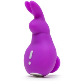 Happy Rabbit Mini Ears Purple - Kompaktowy masażer silikonowy USB Happy Rabbit