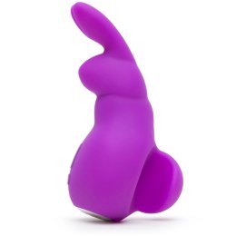 Happy Rabbit Mini Ears Purple - Kompaktowy masażer silikonowy USB Happy Rabbit