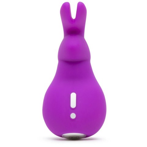Happy Rabbit Mini Ears Purple - Kompaktowy masażer silikonowy USB Happy Rabbit