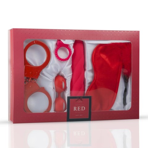 LoveBoxxx I Love Red Couples Box - Zestaw akcesoriow dla par w pudełku premium LoveBoxxx