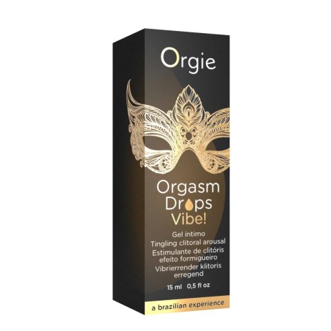 Orgie Orgasm Drops Vibe! krople intymne, efekt wibracji 15 ml Orgie