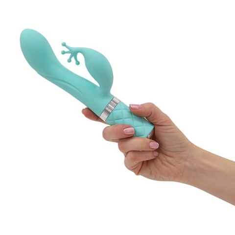 Pillow Talk Kinky Teal - dwusilnikowy model punktu G i łechtaczki Pillow Talk
