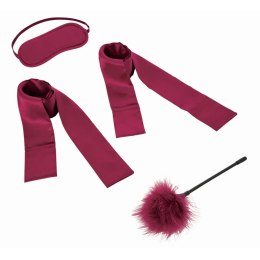 Sportsheets S&M Enchanted Starter Kit zestaw akcesoriow burgundowy Sex&Mischief
