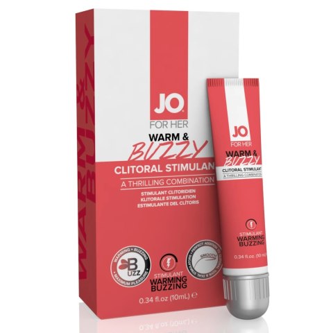 System JO Clitoral Stimulant Warm & Buzzy żel rozgrzewający 10 ml System Jo