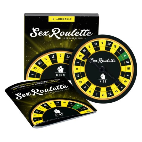 Tease & Please Sex Roulette Kiss - gra towarzyska, 24 wyzwania, 12x12cm Tease & Please