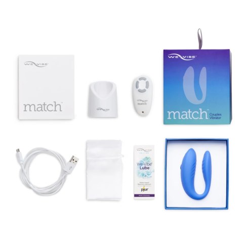 We-Vibe Match Model dla Par, pilot, wodoodporny, silikon, 10 trybow We-Vibe